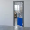 Маятниковая распашная одностворчатая эластичная дверь из ПВХ 270*100